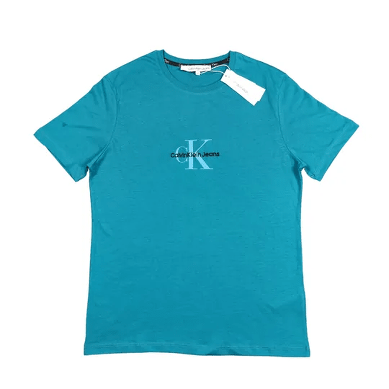 Calvin Klein CK Nakış Logo T-Shirt  Petrol Yeşili - count: 0