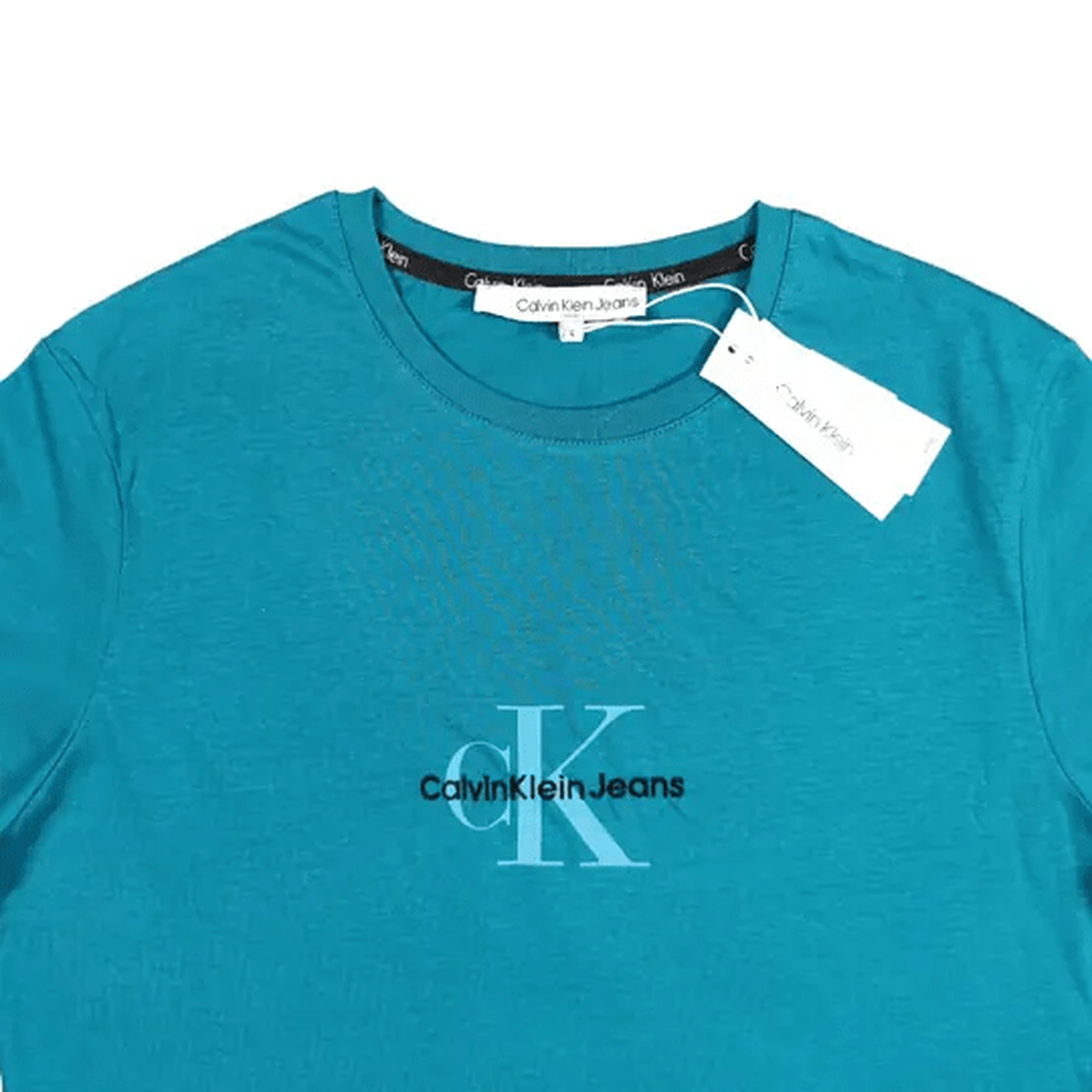 Calvin Klein CK Nakış Logo T-Shirt  Petrol Yeşili - count: 1