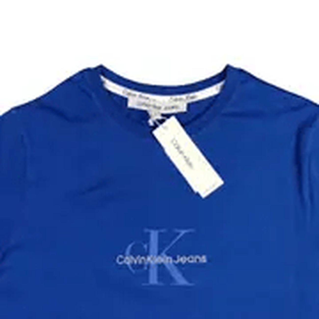 Calvin Klein CK Nakış Logo T-Shirt  Mavi - count: 1