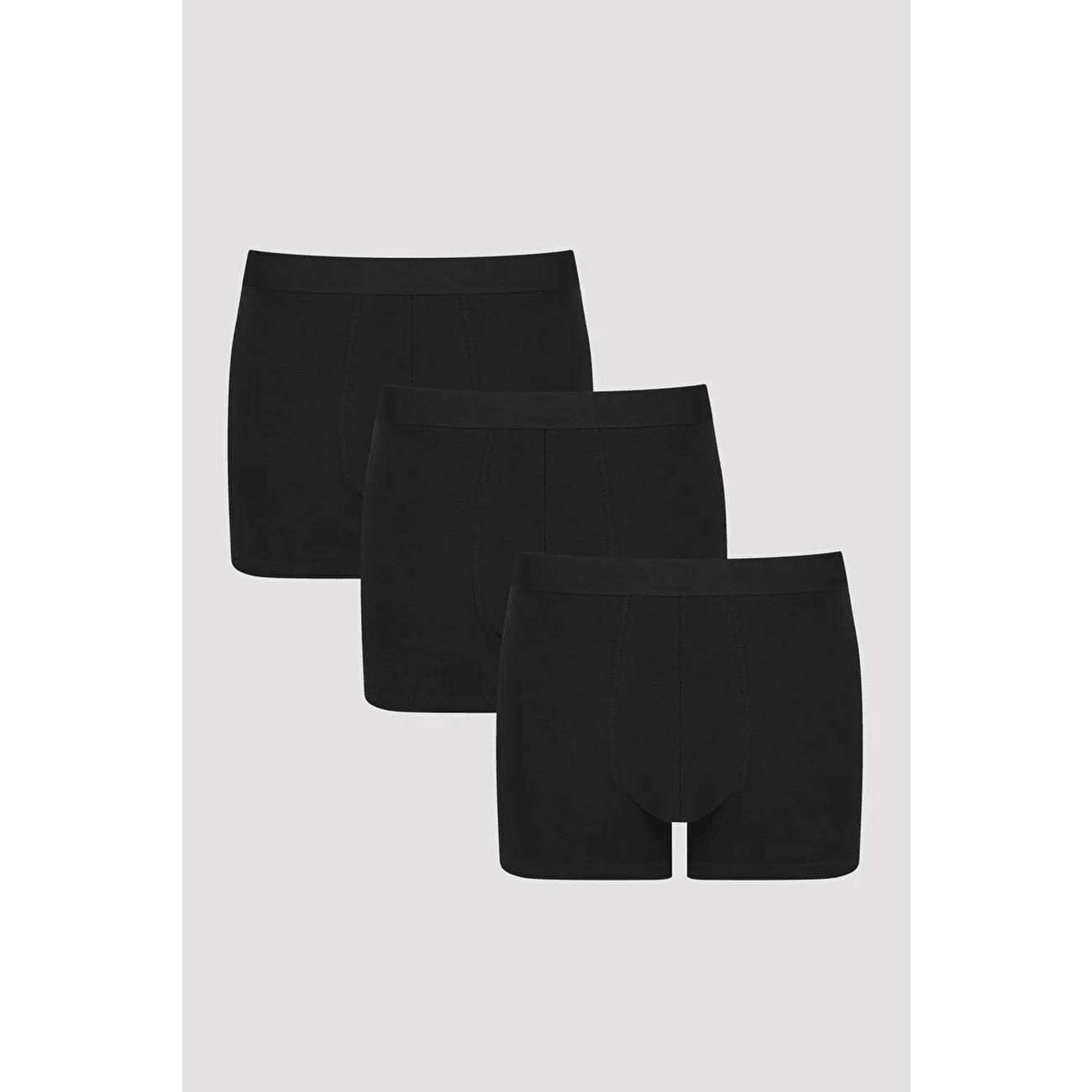 Erkek Basic Black 3'lü Boxer - count: 0