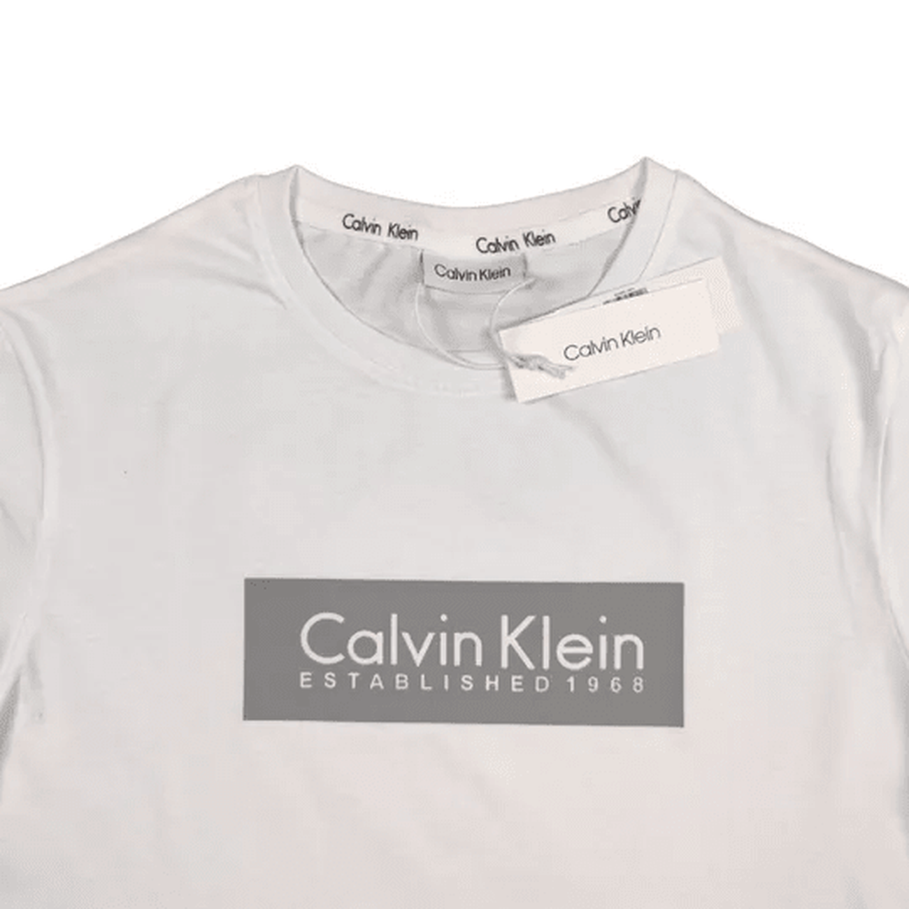 Calvin Klein CK Yeni Sezon T-Shirt  Beyaz - count: 1