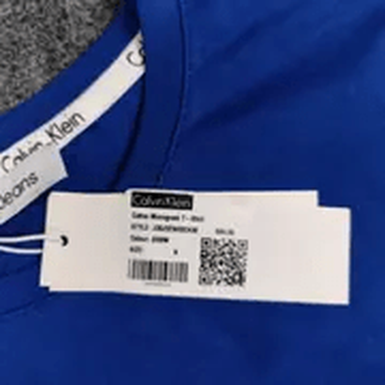 Calvin Klein CK Nakış Logo T-Shirt  Mavi - count: 4