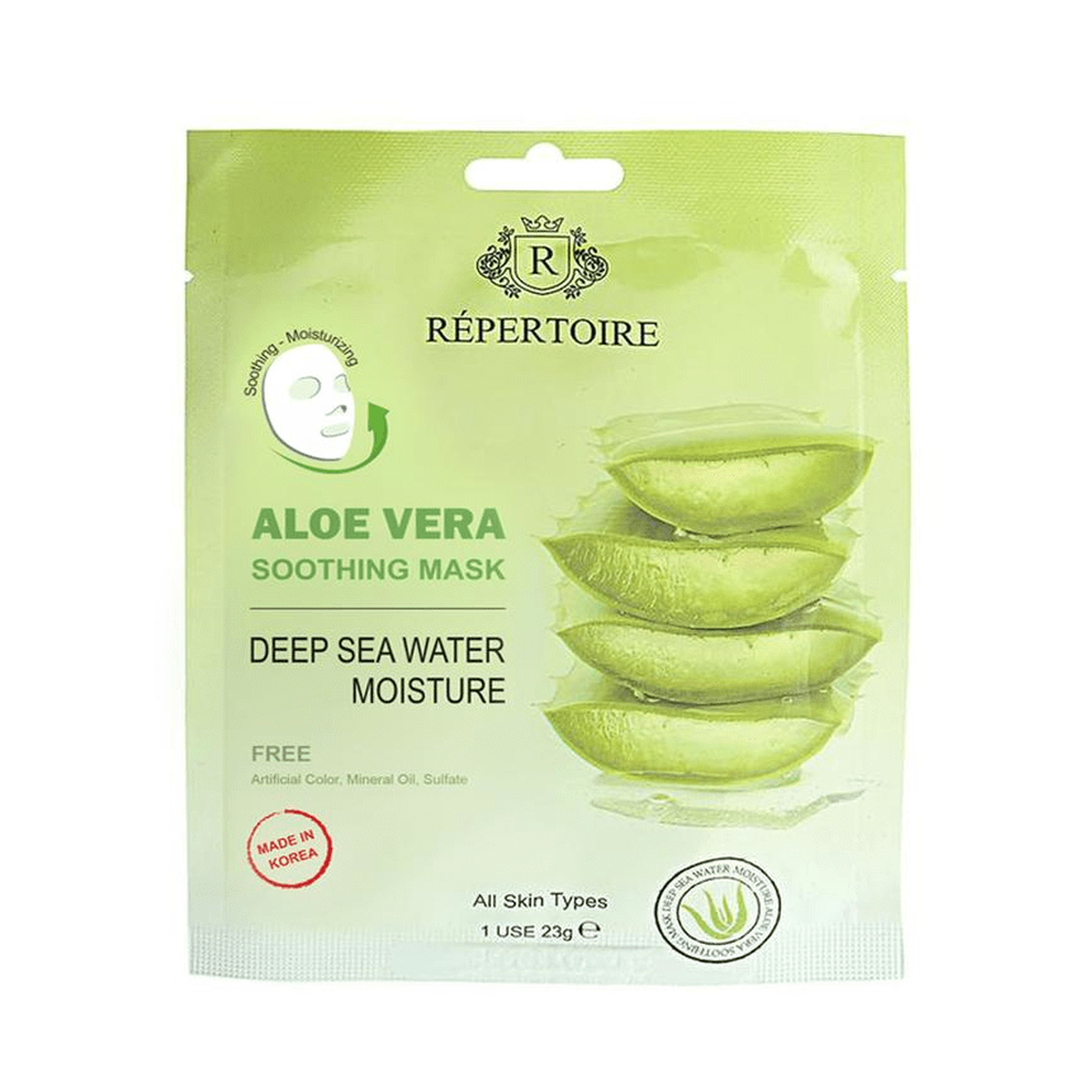 Répertoire Aloe Vera Ekstreli Nemlendirici Maske 23 g - count: 1