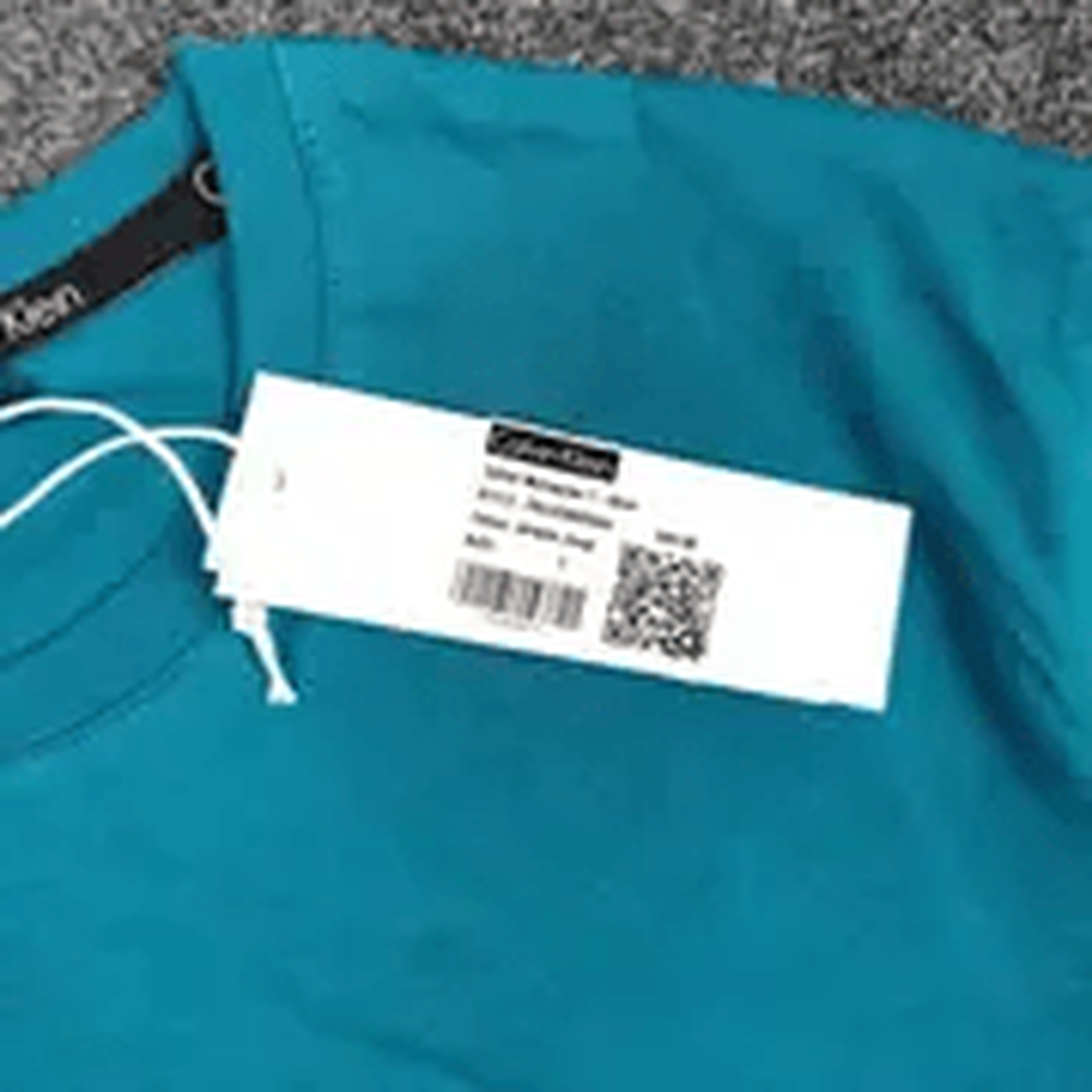 Calvin Klein CK Nakış Logo T-Shirt  Petrol Yeşili - count: 4