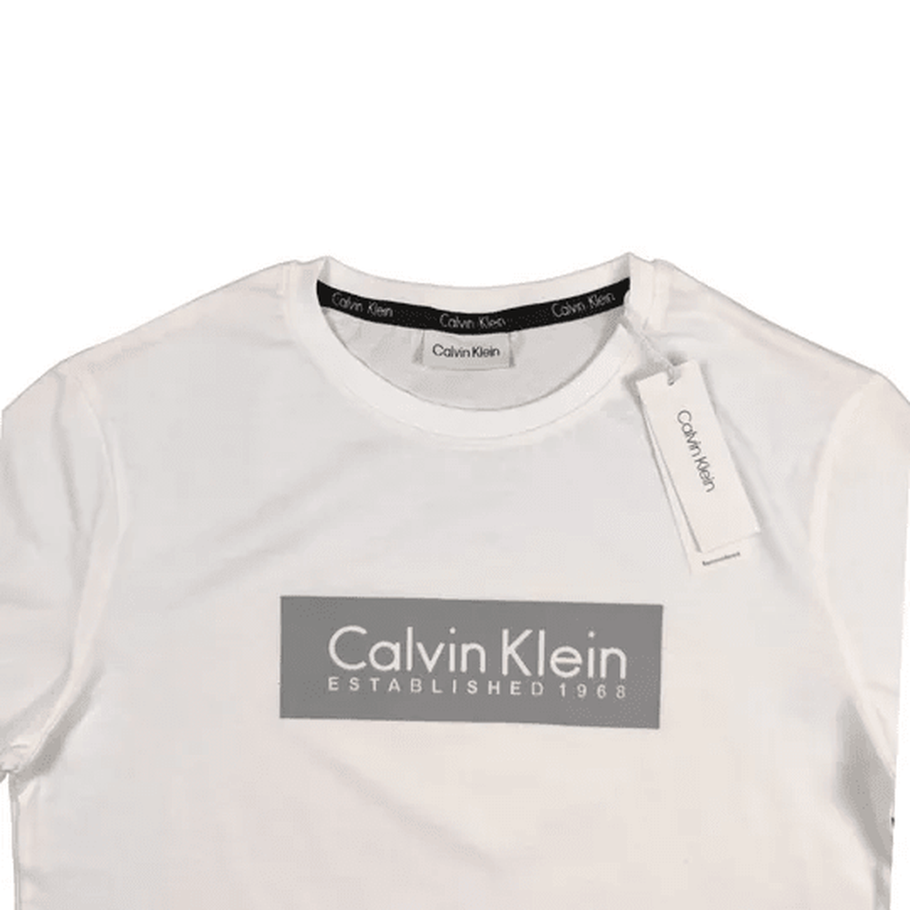 Calvin Klein CK Yeni Sezon T-Shirt  Ekru - count: 1