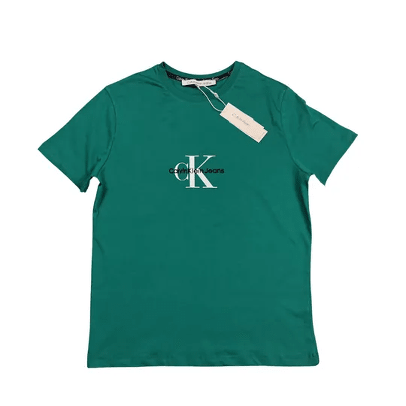 Calvin Klein CK Nakış Logo T-Shirt  Yeşil - count: 0